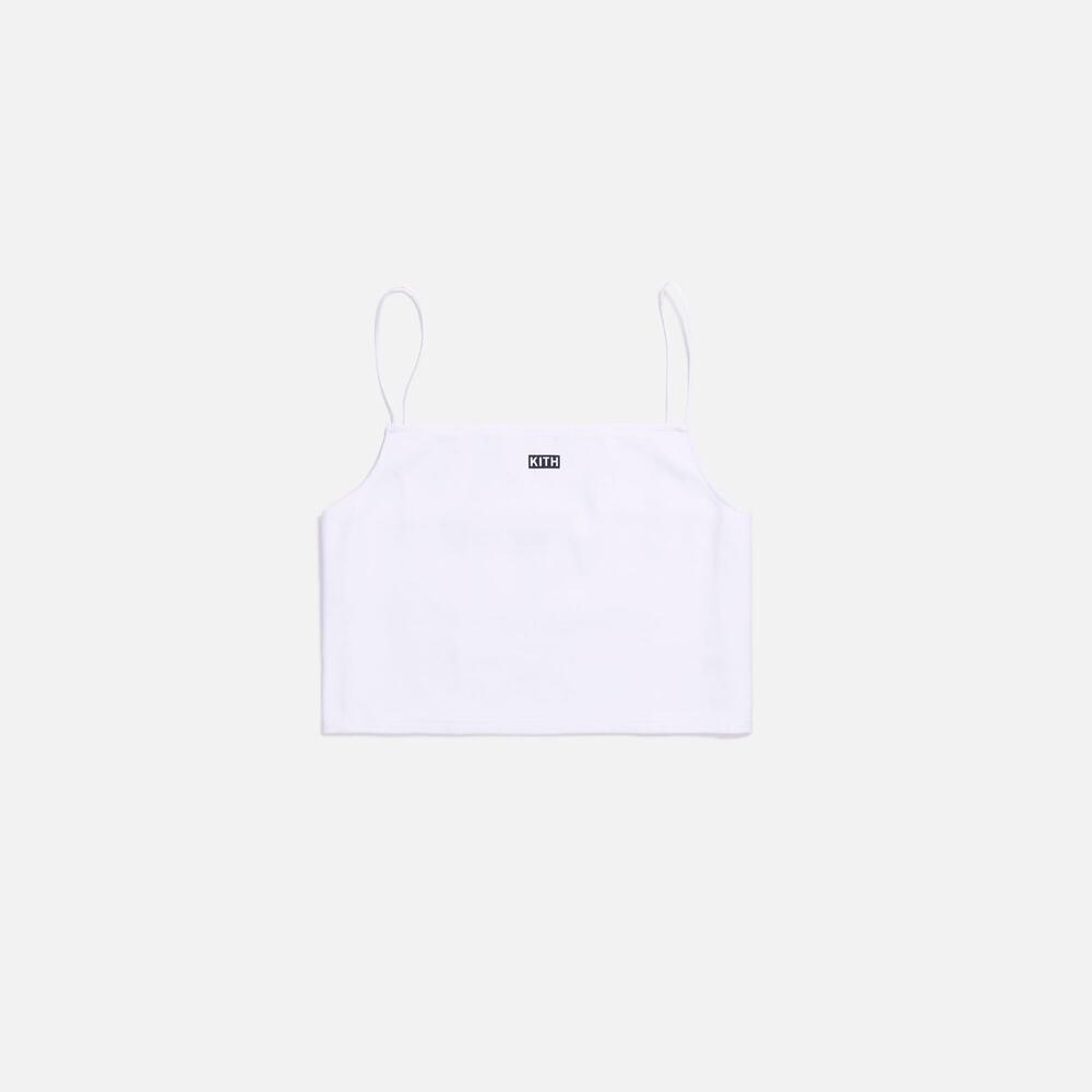Kith Tia Cropped Tank - XS - White